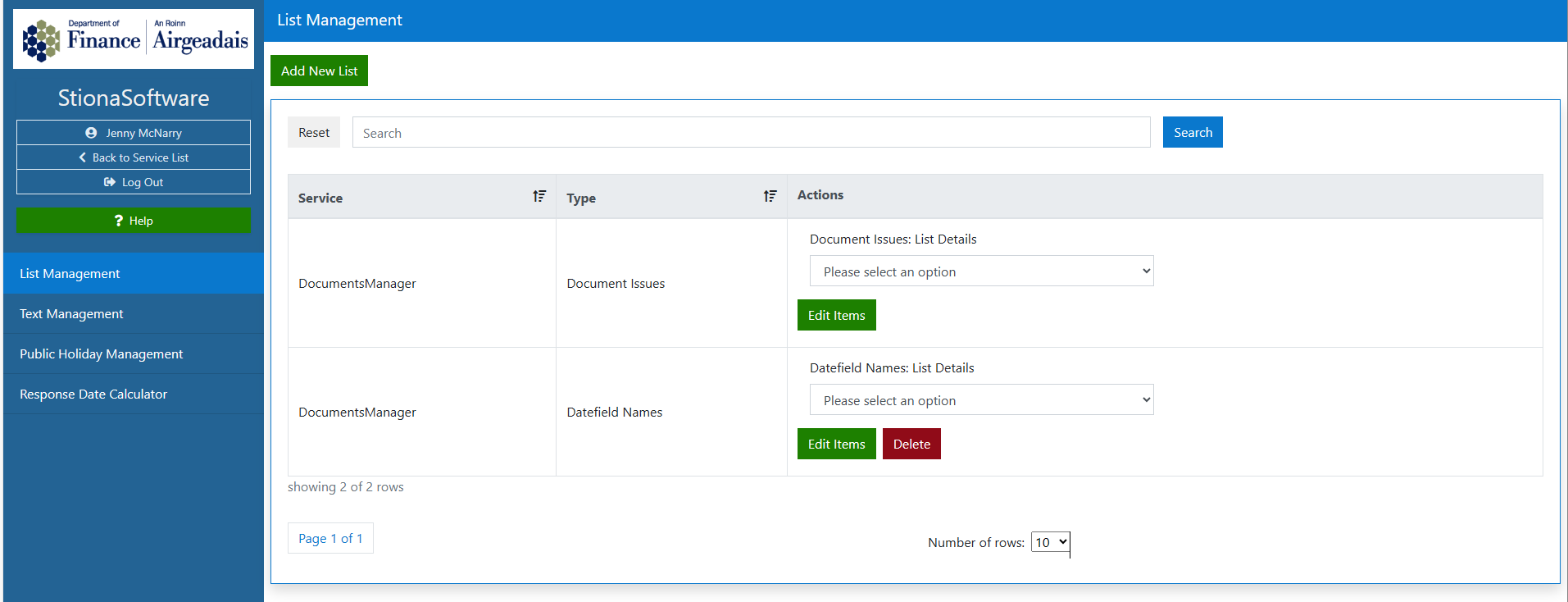 Doc Lib Manage
