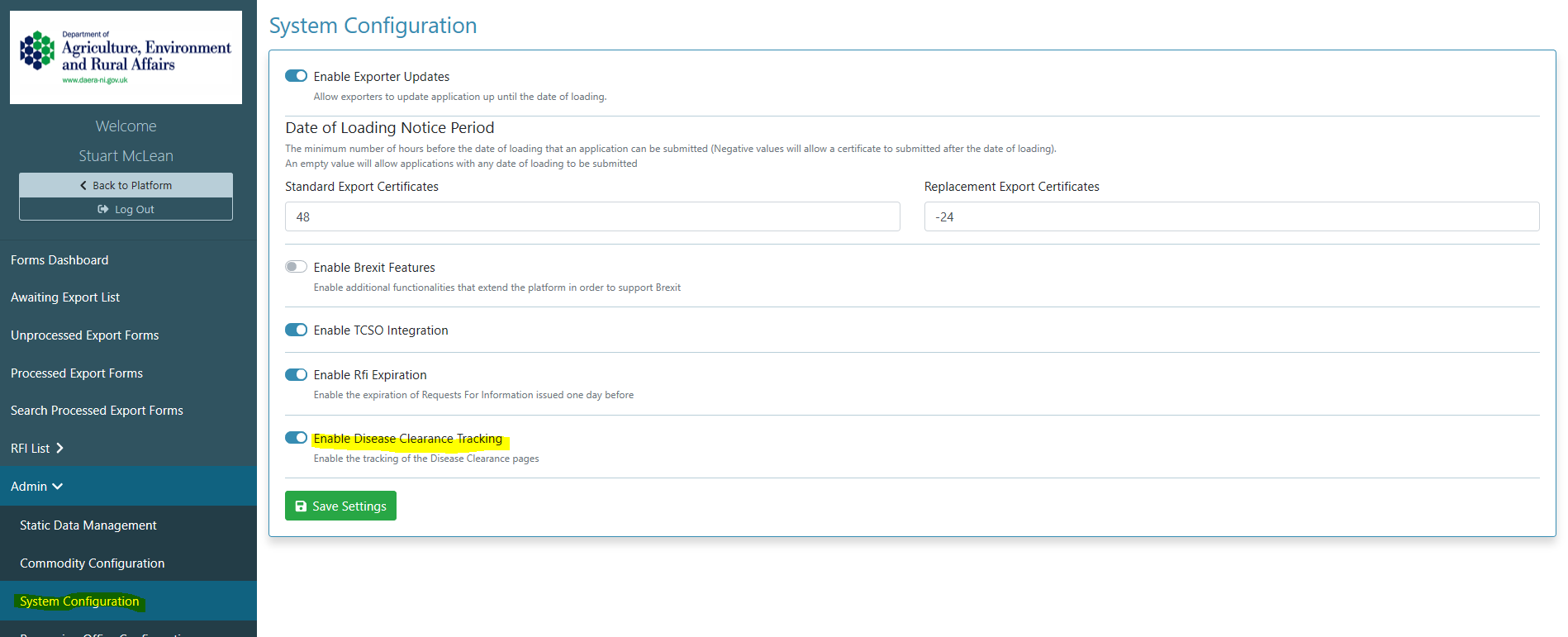 Feature Toggle DC Pages